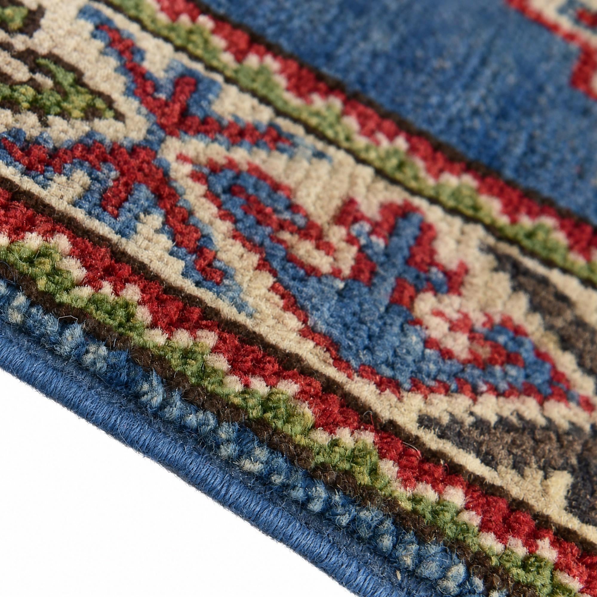55cm x 95cm Hand Knotted Kazak Rug