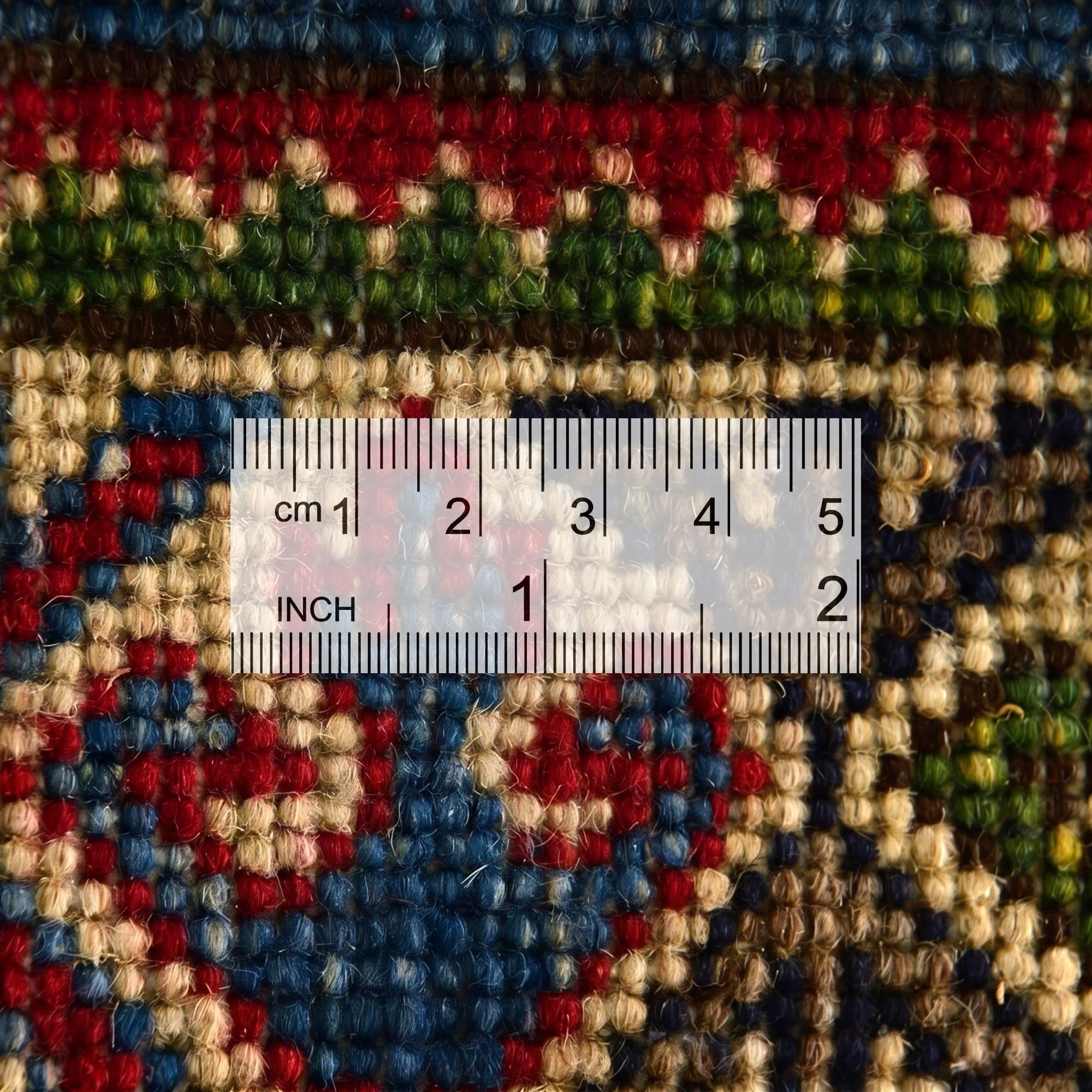 1' 10 x 3' 2 Hand Knotted Kazak Rug