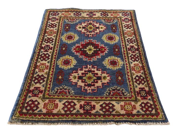 2' x 3' 3 Hand Knotted Kazak Rug