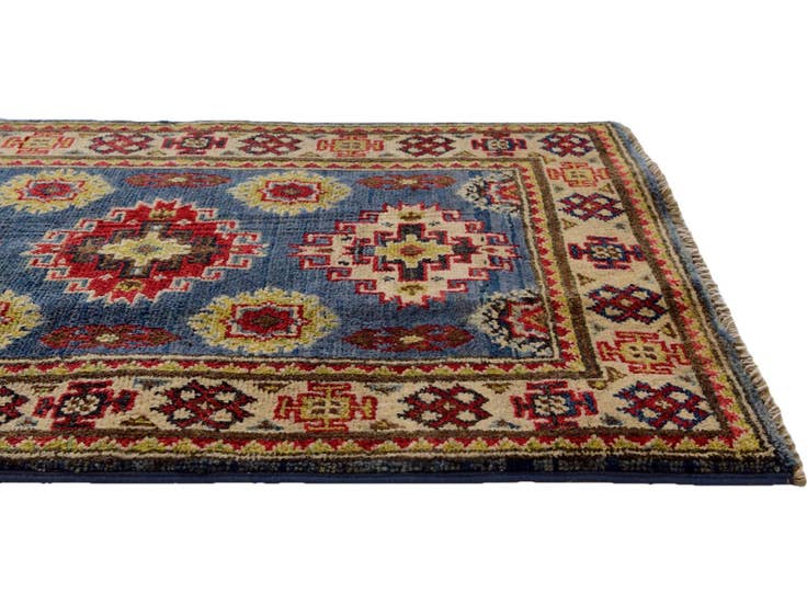Detail image of 2' x 3' 3 Hand Knotted Kazak Rug