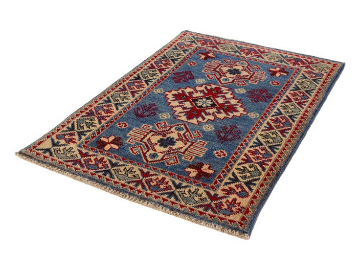 Detail image of 1' 11 x 2' 11 Hand Knotted Kazak Rug
