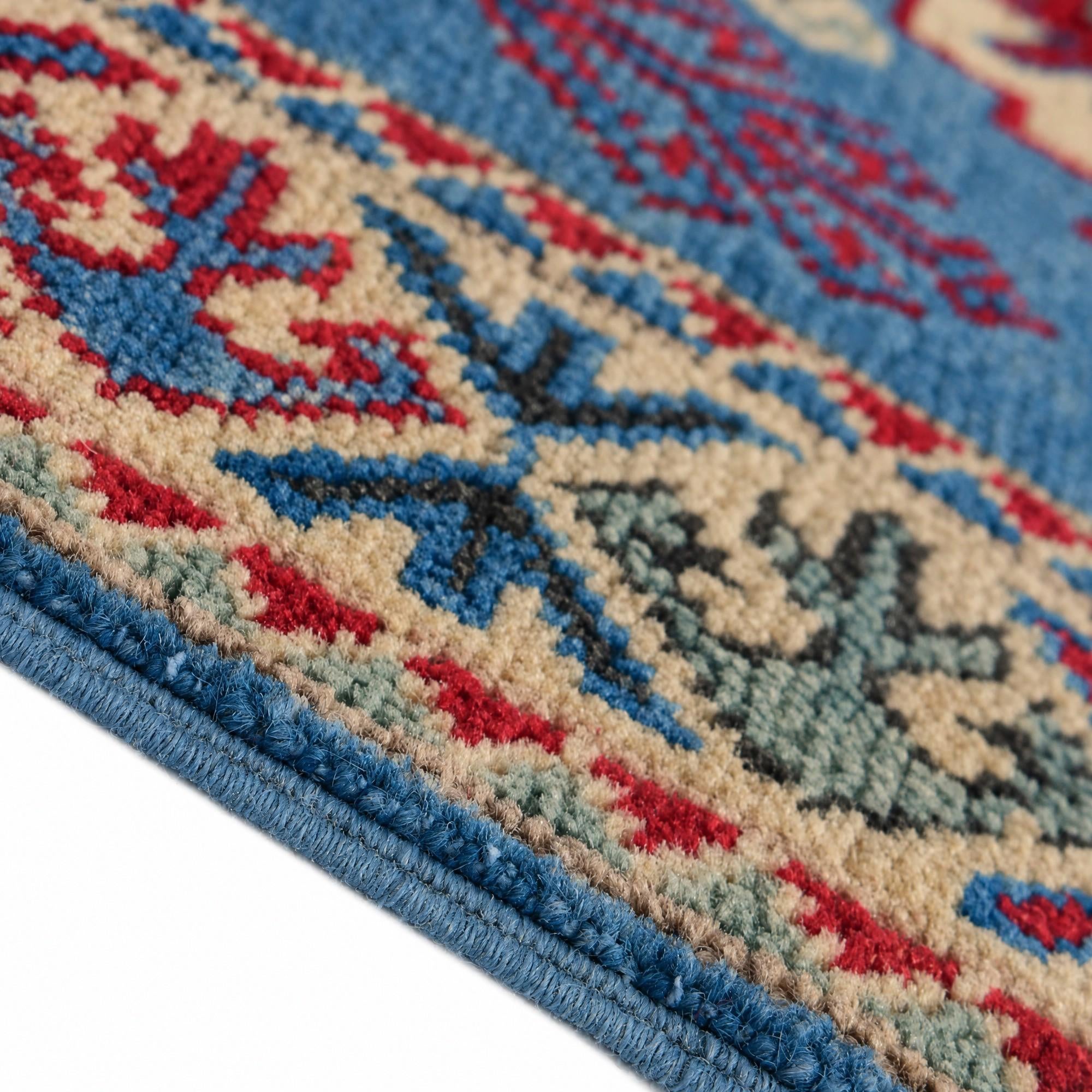 Detail image 8 of 12: 1' 11 x 2' 11 Hand Knotted Kazak Rug
