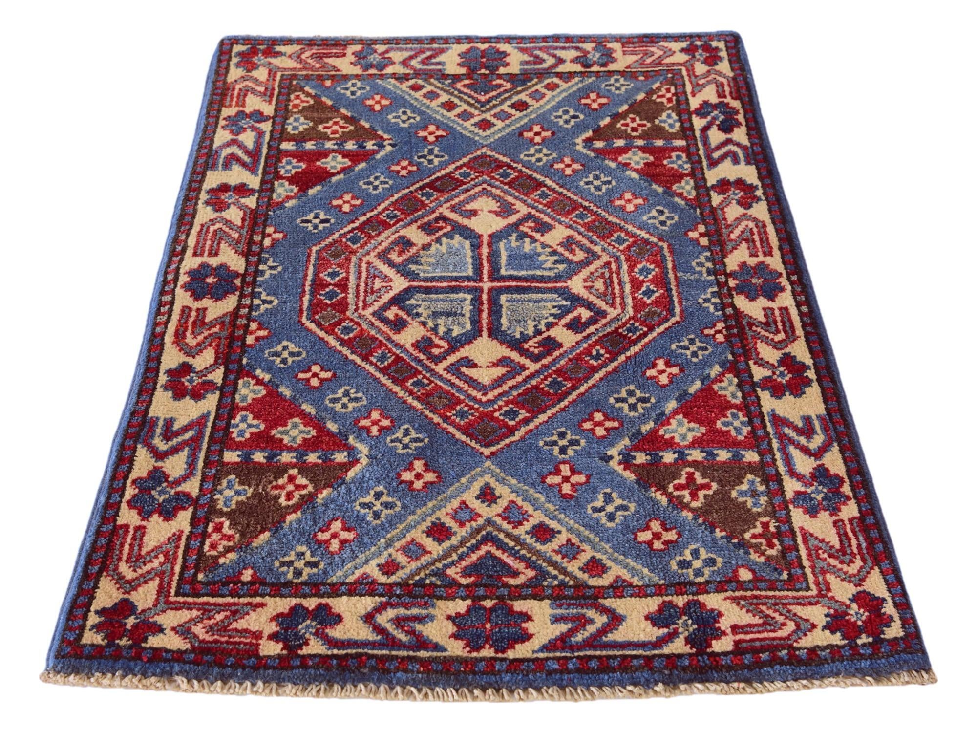2' 1 x 3' 1 Hand Knotted Kazak Rug