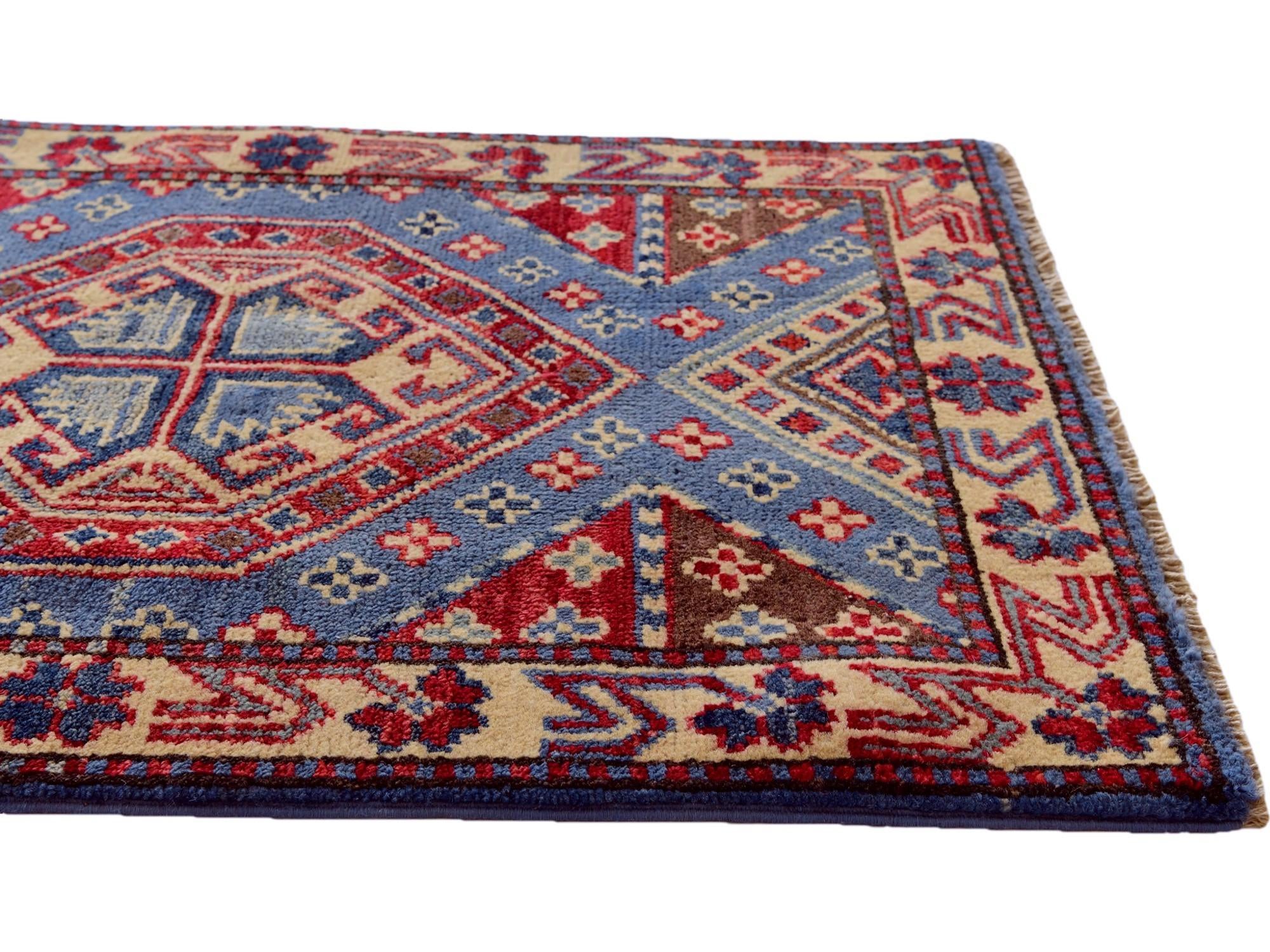 2' 1 x 3' 1 Hand Knotted Kazak Rug