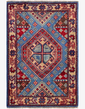 2' 1 x 3' 1 Hand Knotted Kazak Rug