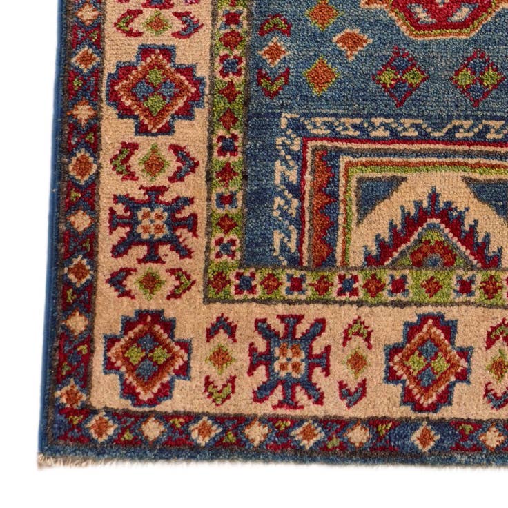Detail image of 2' 1 x 3' Hand Knotted Kazak Rug