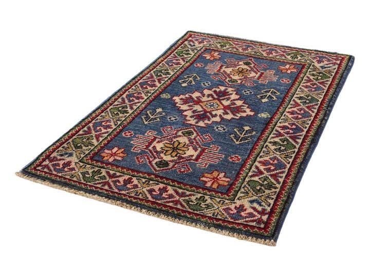 2' x 3' 2 Hand Knotted Kazak Rug