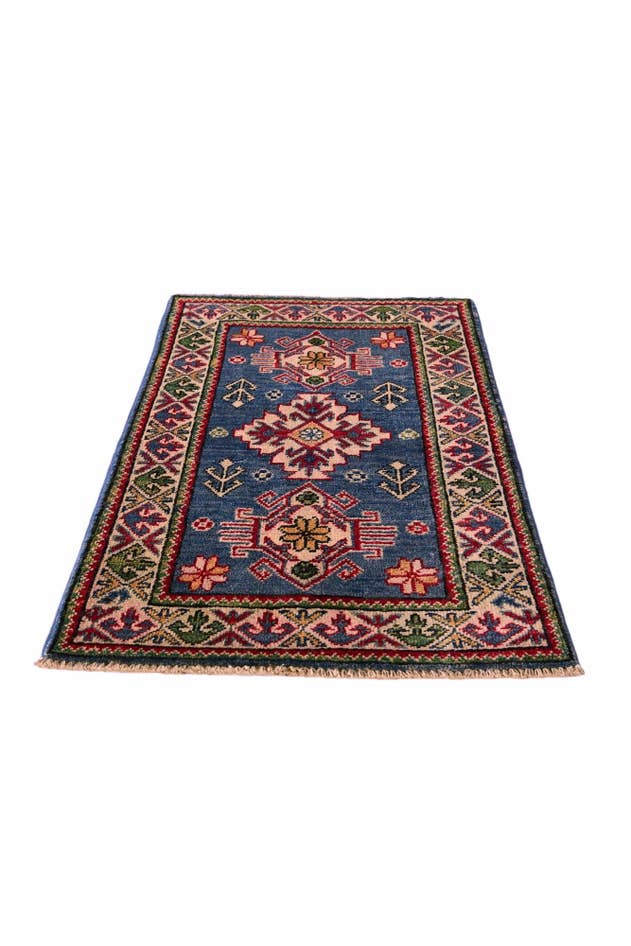 Detail image of 2' x 3' 2 Hand Knotted Kazak Rug