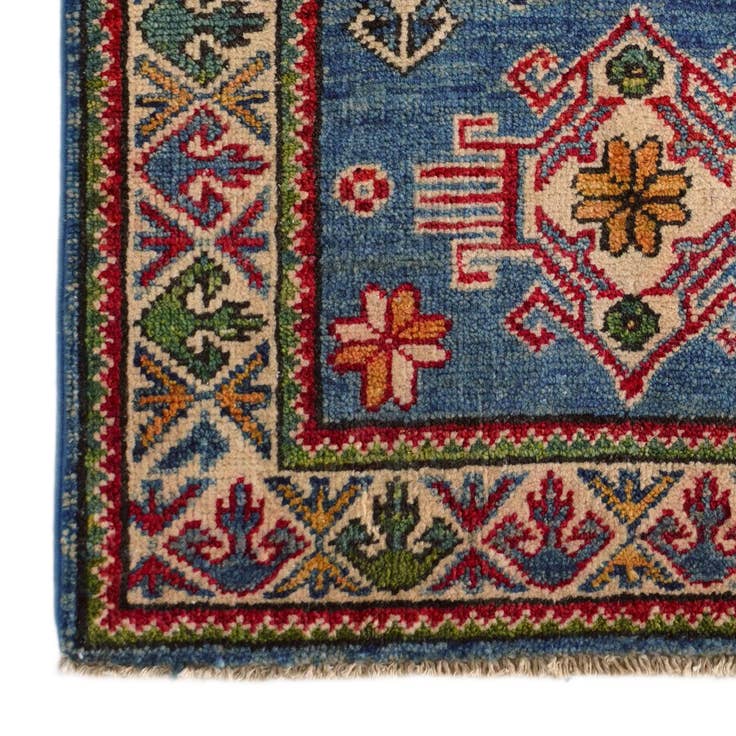 Detail image of 2' x 3' 2 Hand Knotted Kazak Rug