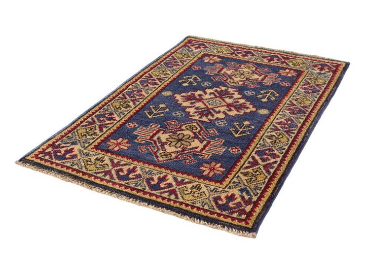 1' 11 x 2' 11 Hand Knotted Kazak Rug