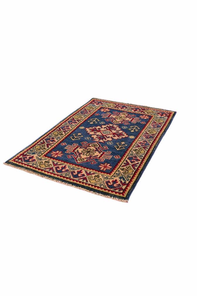 1' 11 x 2' 11 Hand Knotted Kazak Rug