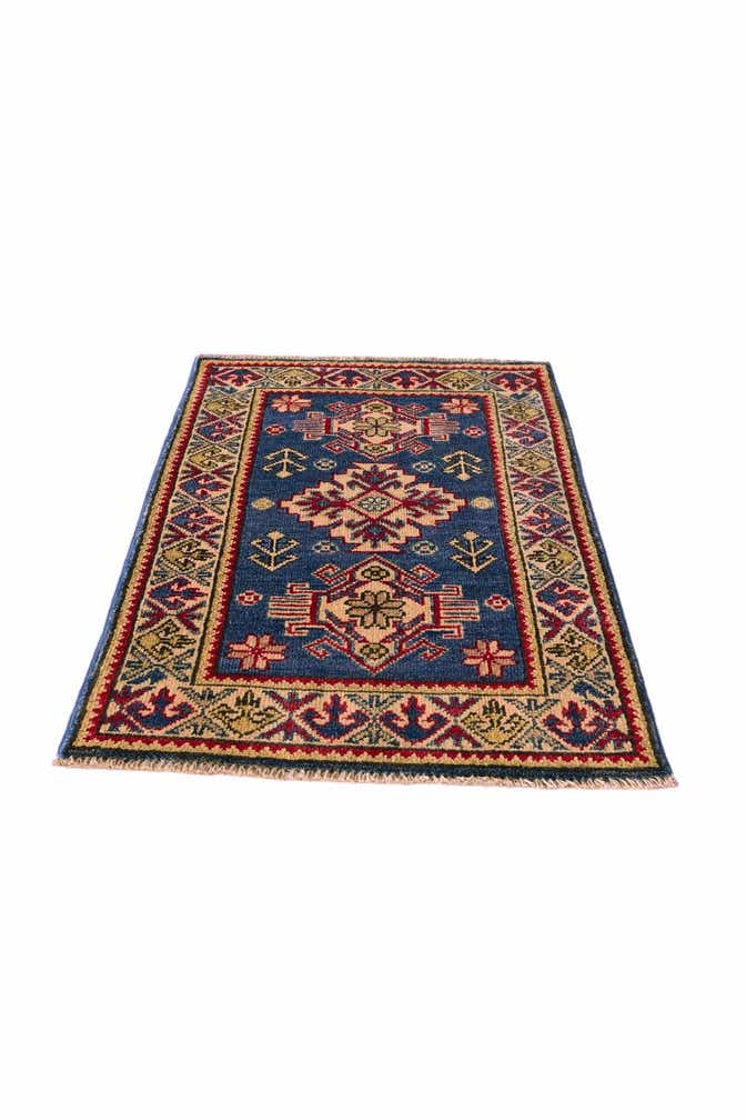1' 11 x 2' 11 Hand Knotted Kazak Rug