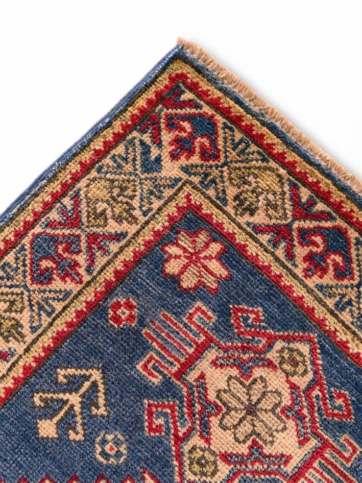 Detail image of 1' 11 x 2' 11 Hand Knotted Kazak Rug