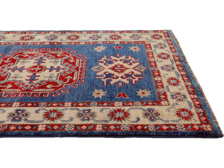 Detail image of 2' 7 x 4' 3 Hand Knotted Kazak Rug