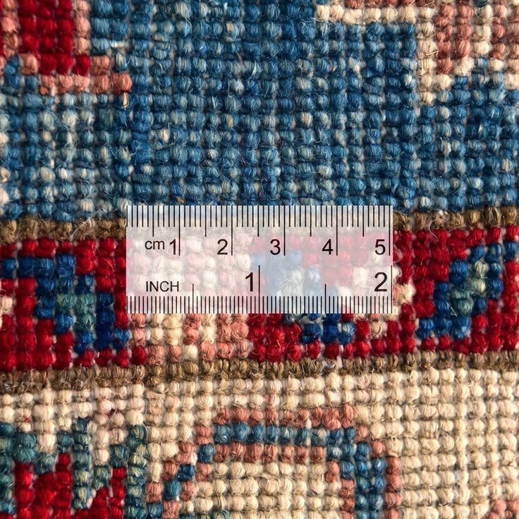 Detail image of 2' 7 x 4' 3 Hand Knotted Kazak Rug