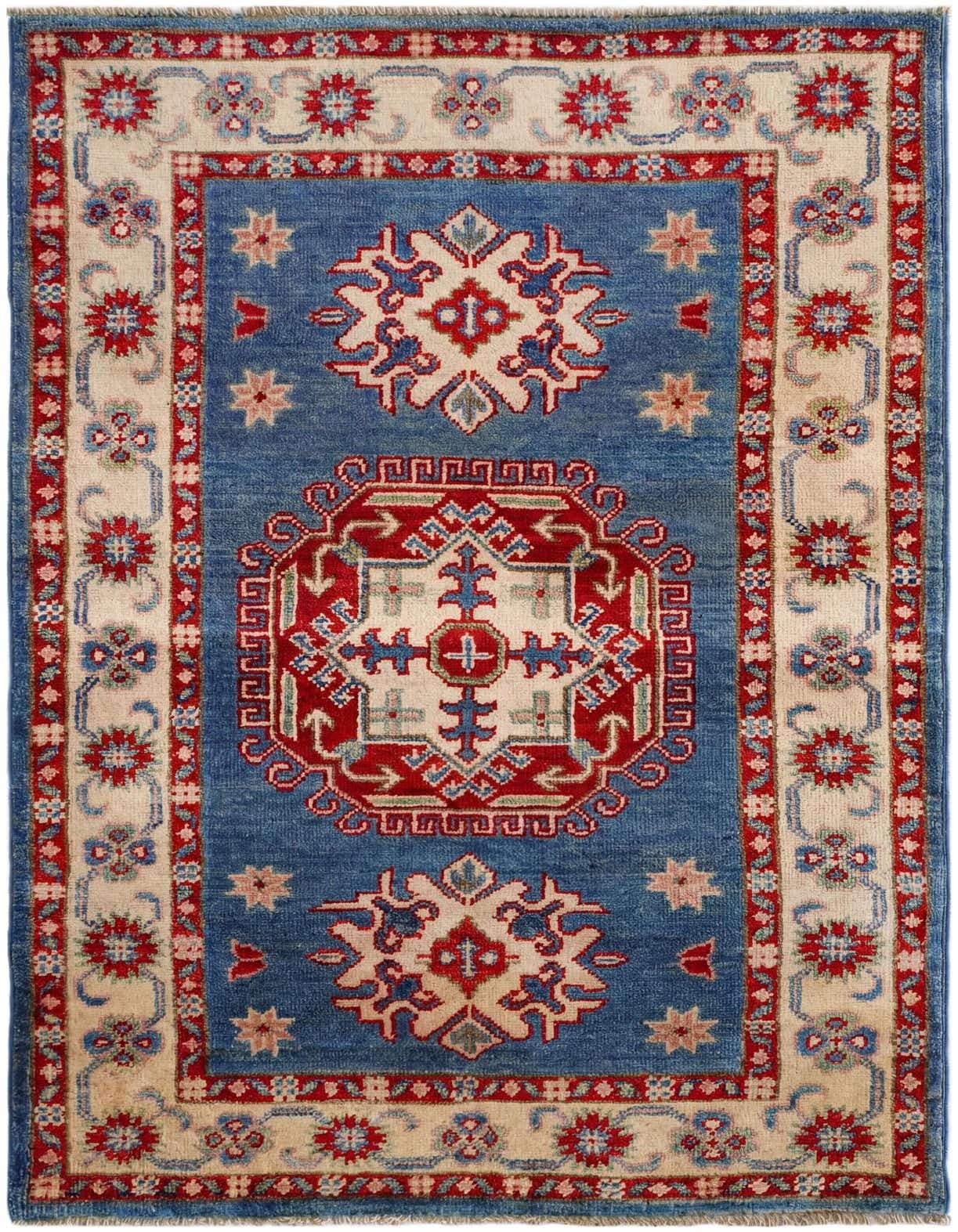 2' 7 x 4' 3 Hand Knotted Kazak Rug