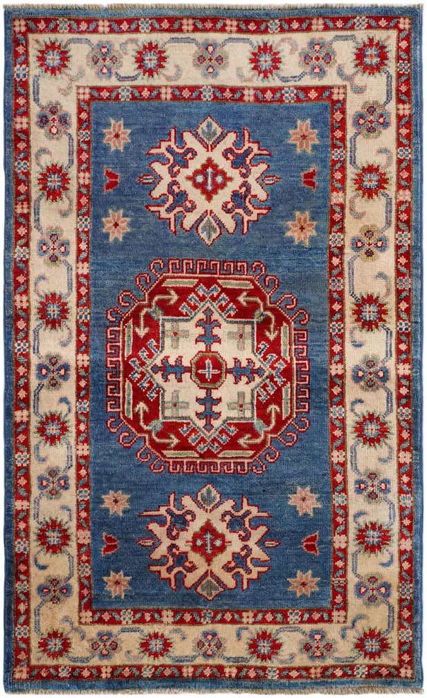 2' 7 x 4' 3 Hand Knotted Kazak Rug