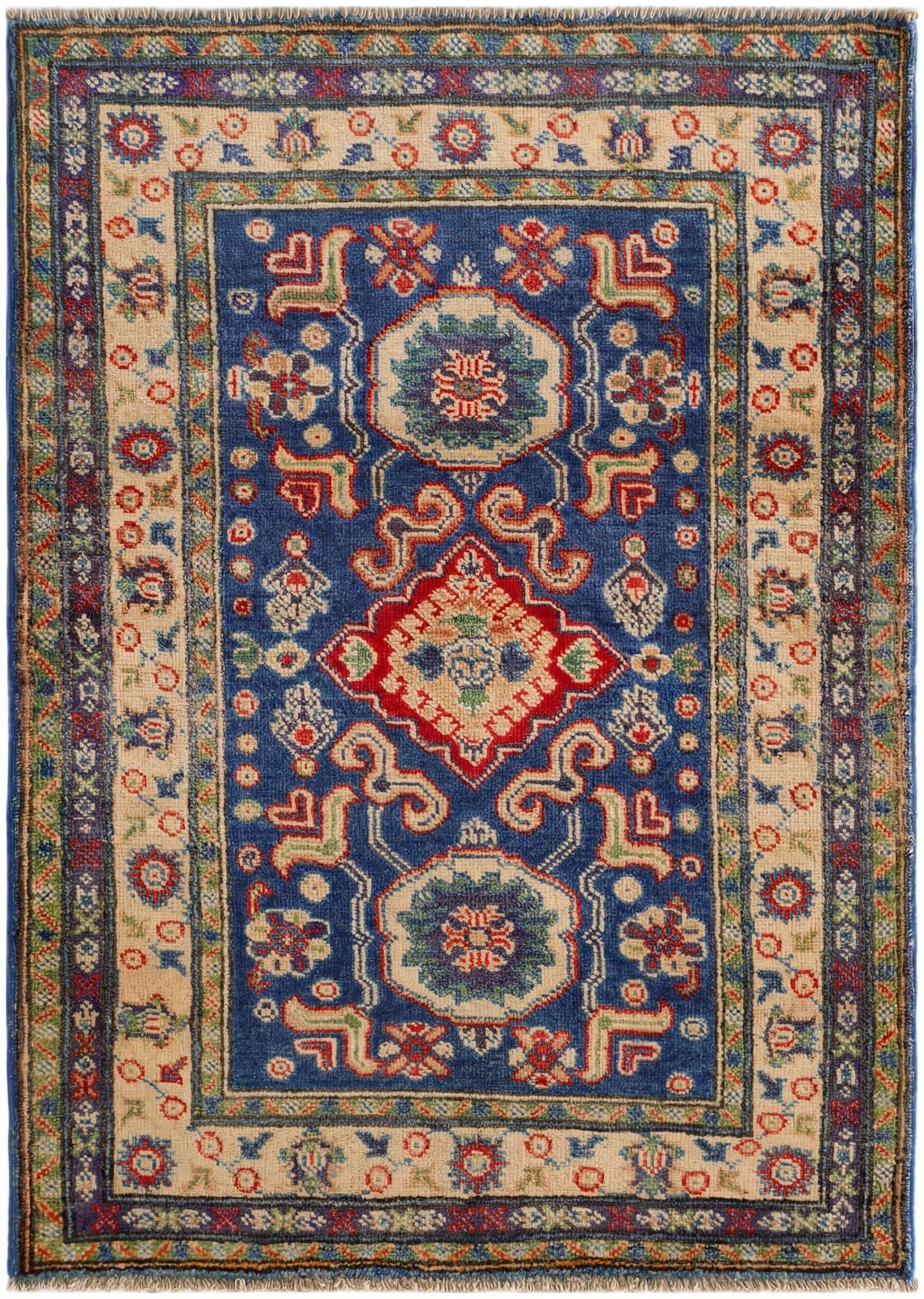 2' 9 x 3' 10 Hand Knotted Kazak Rug