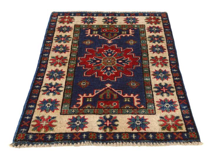 2' x 2' 10 Hand Knotted Kazak Rug