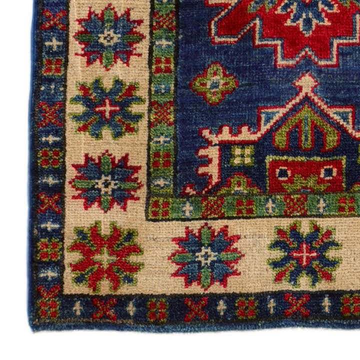2' x 2' 10 Hand Knotted Kazak Rug