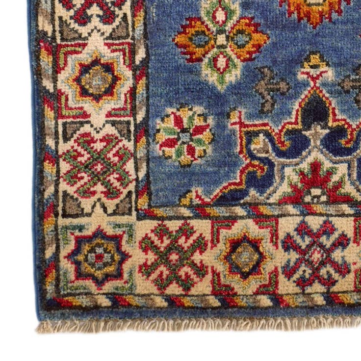 Detail image of 2' x 2' 11 Hand Knotted Kazak Rug