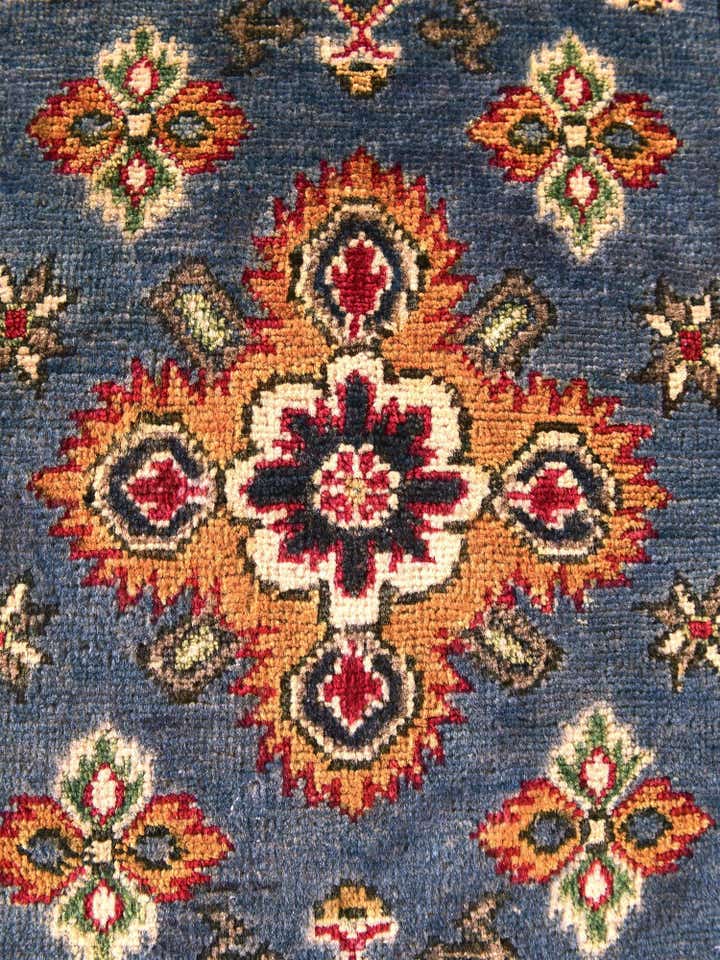 2' x 2' 11 Hand Knotted Kazak Rug