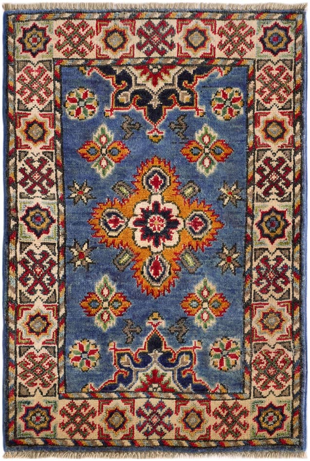 Detail image of 2' x 2' 11 Hand Knotted Kazak Rug