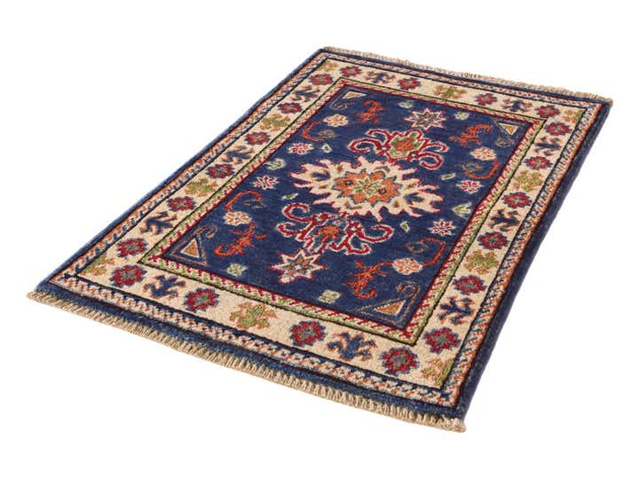 1' 10 x 2' 10 Hand Knotted Kazak Rug