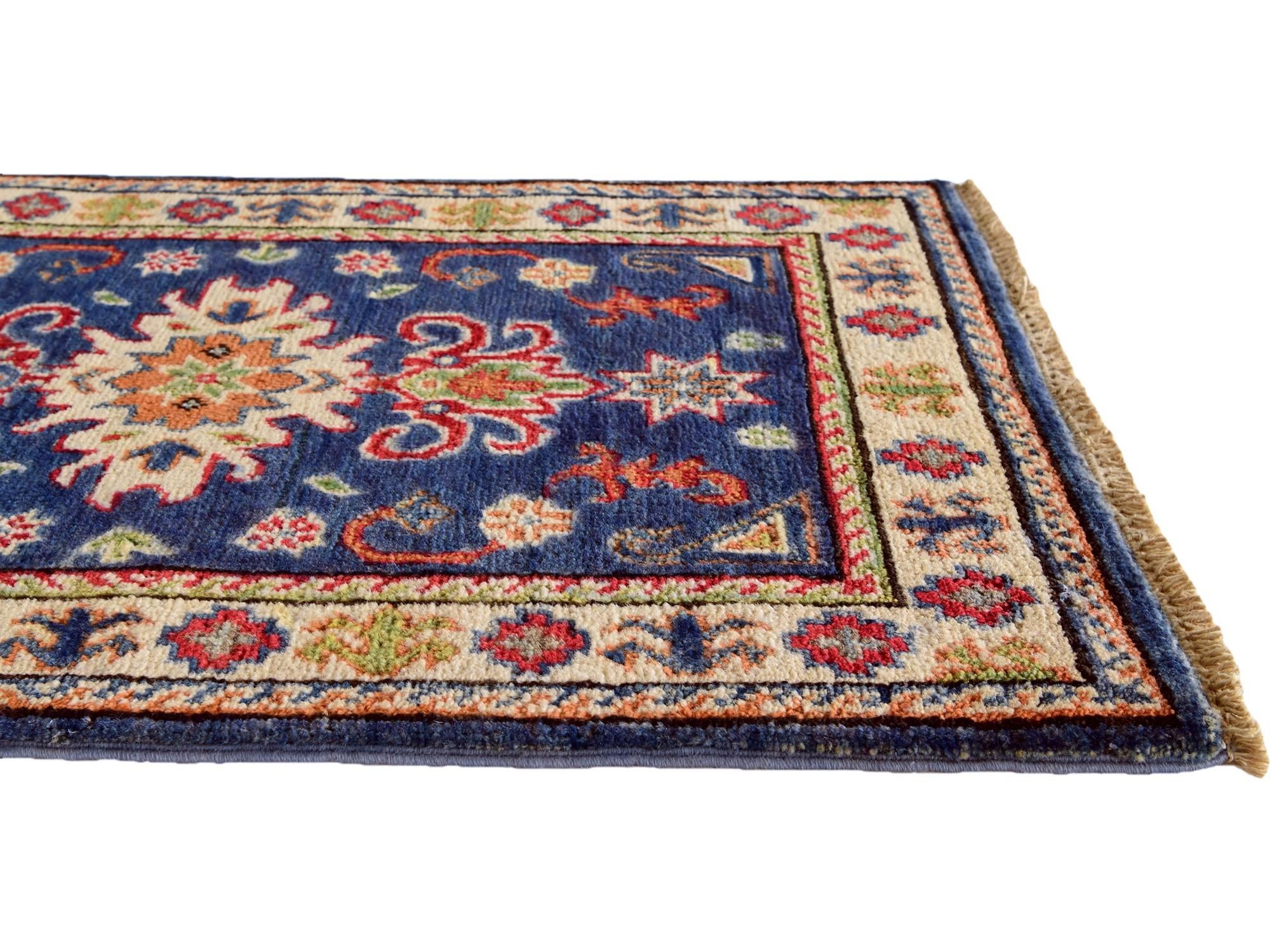 1' 10 x 2' 10 Hand Knotted Kazak Rug