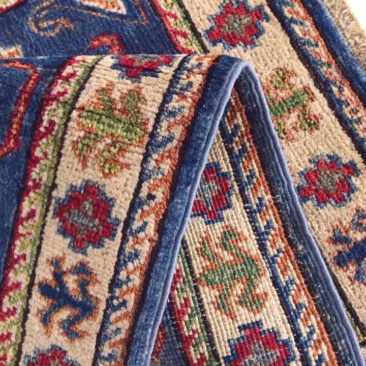 1' 10 x 2' 10 Hand Knotted Kazak Rug