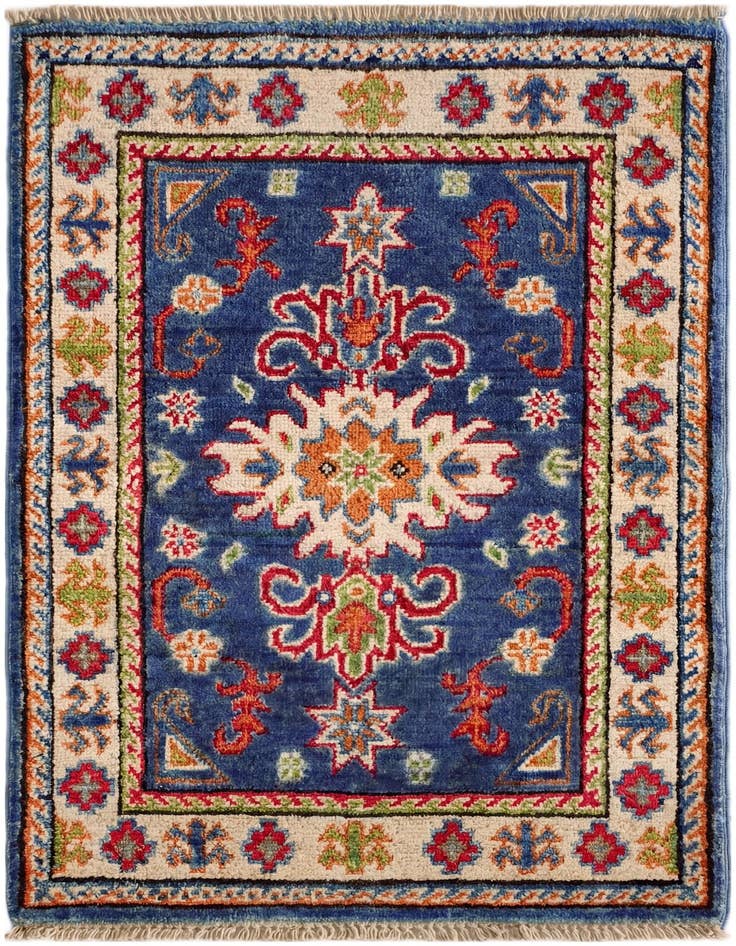 Detail image of 1' 10 x 2' 10 Hand Knotted Kazak Rug
