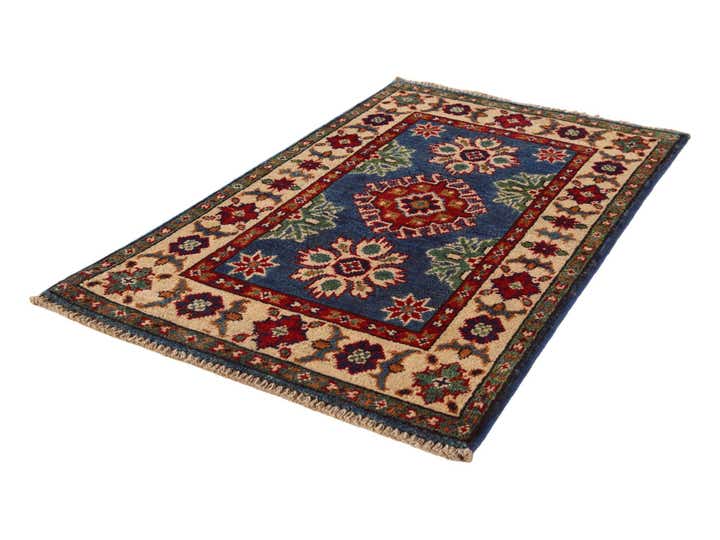 2' x 3' 3 Hand Knotted Kazak Rug