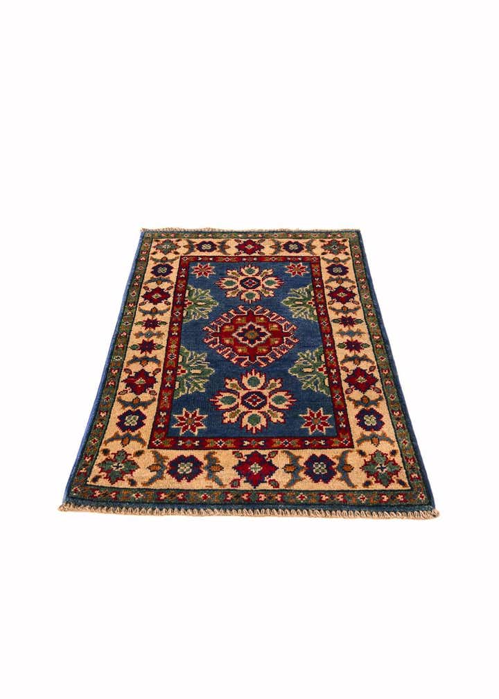 2' x 3' 3 Hand Knotted Kazak Rug