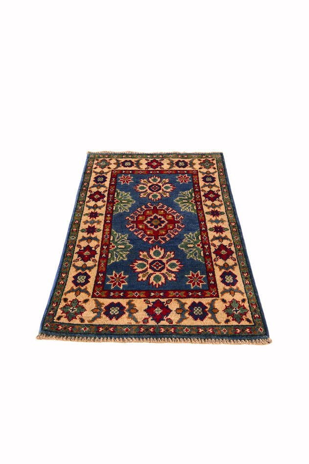 Detail image of 2' x 3' 3 Hand Knotted Kazak Rug