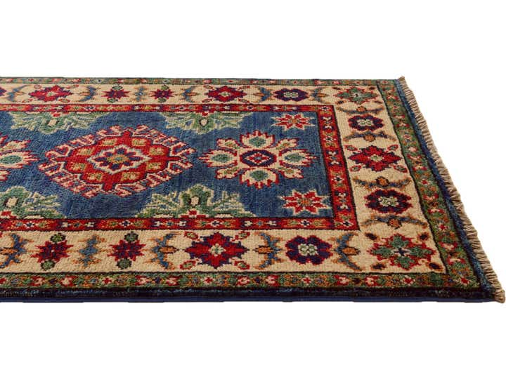 2' x 3' 3 Hand Knotted Kazak Rug
