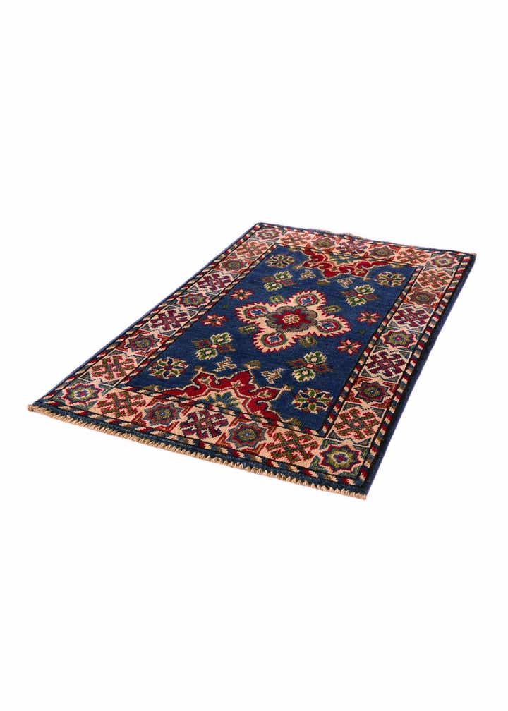 1' 10 x 3' 3 Hand Knotted Kazak Rug
