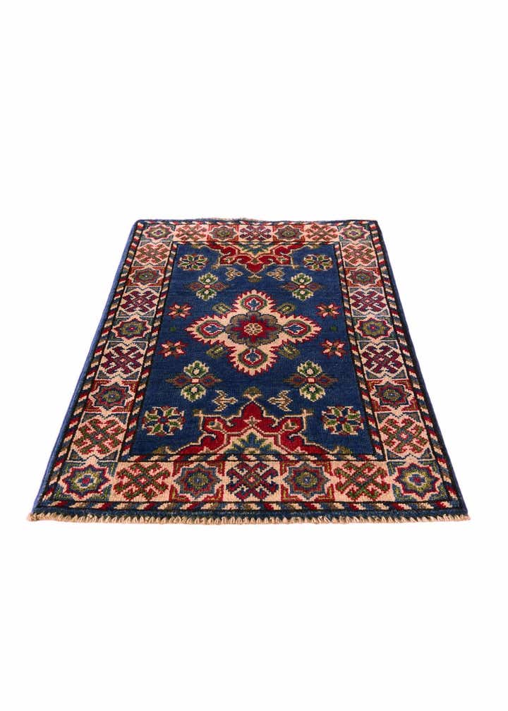 1' 10 x 3' 3 Hand Knotted Kazak Rug