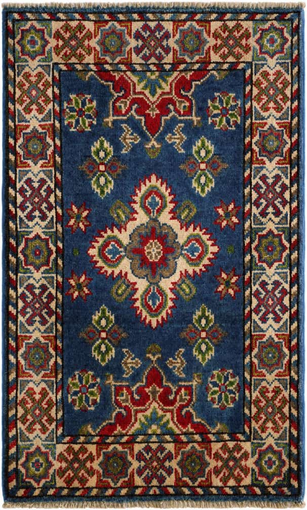 1' 10 x 3' 3 Hand Knotted Kazak Rug