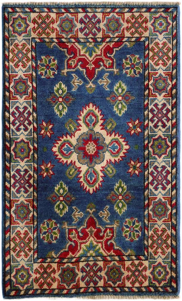 1' 10 x 3' 3 Hand Knotted Kazak Rug