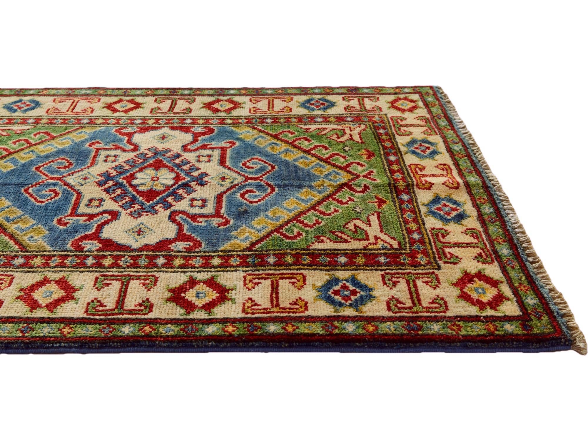 2' 2 x 3' 2 Hand Knotted Kazak Rug