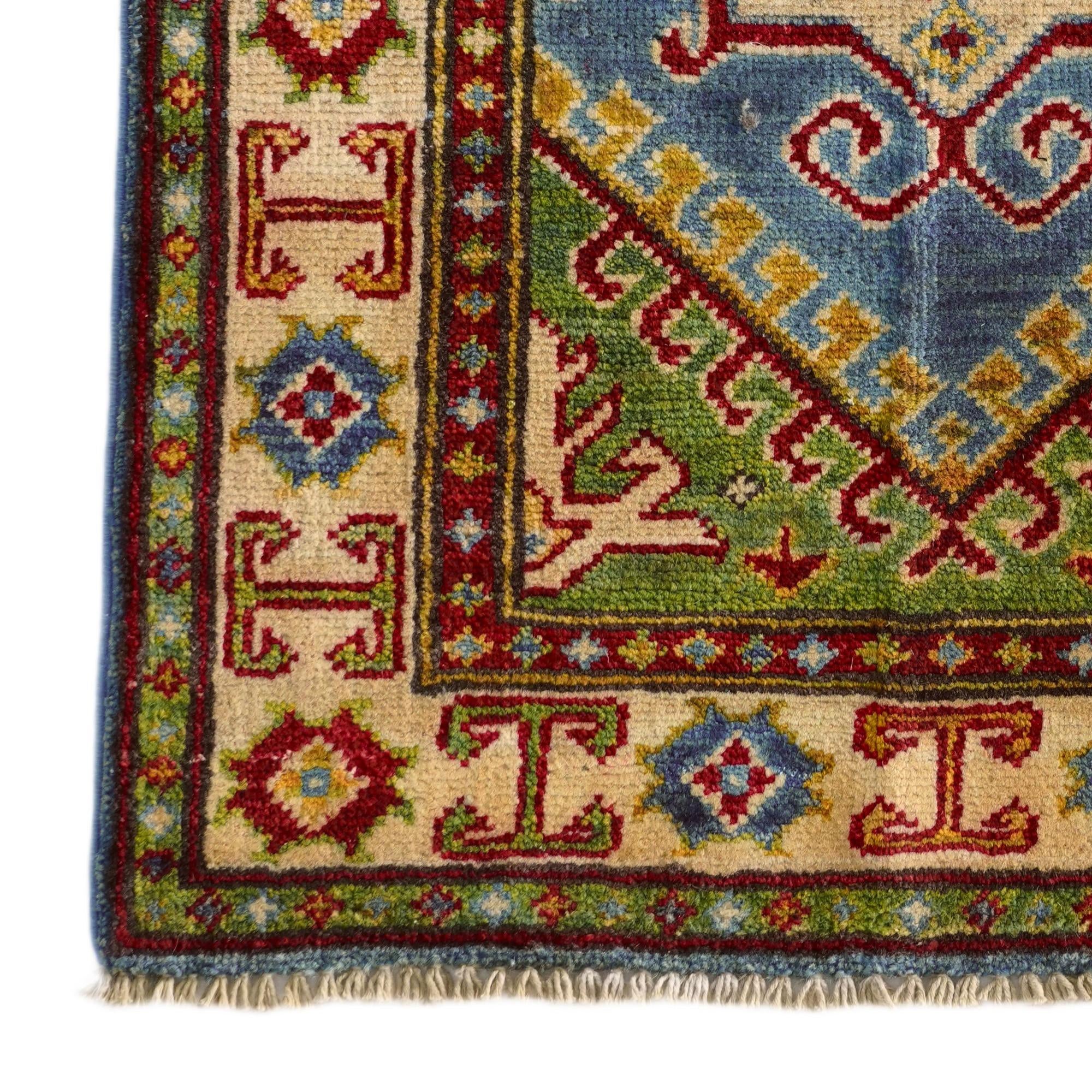 2' 2 x 3' 2 Hand Knotted Kazak Rug