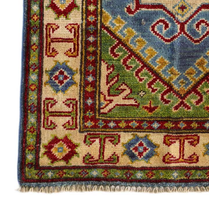 2' 2 x 3' 2 Hand Knotted Kazak Rug