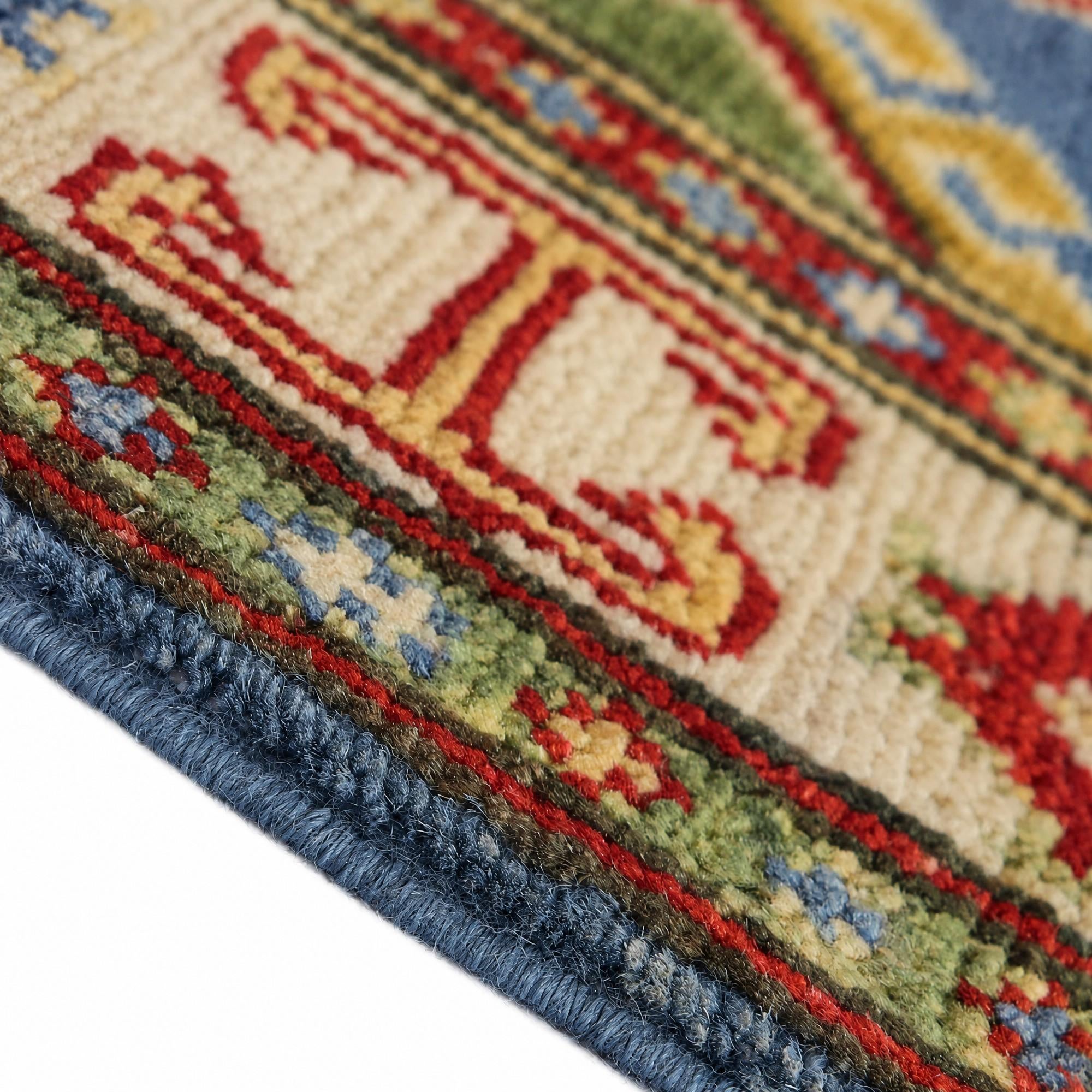 Detail image 8 of 12: 2' 2 x 3' 2 Hand Knotted Kazak Rug