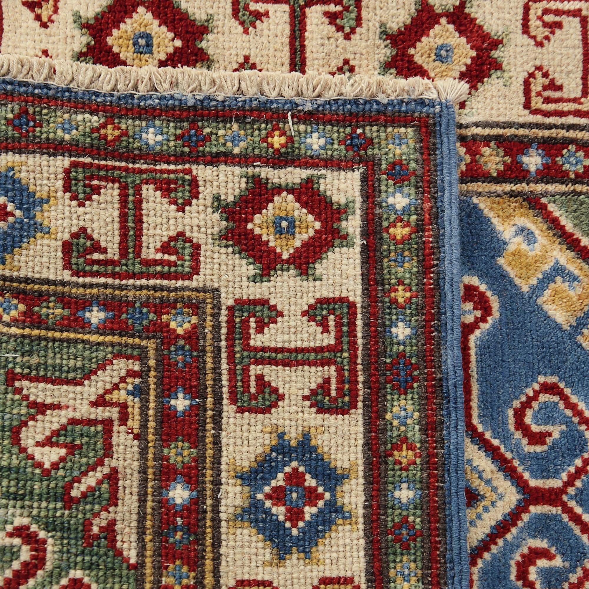 Detail image 12 of 12: 2' 2 x 3' 2 Hand Knotted Kazak Rug