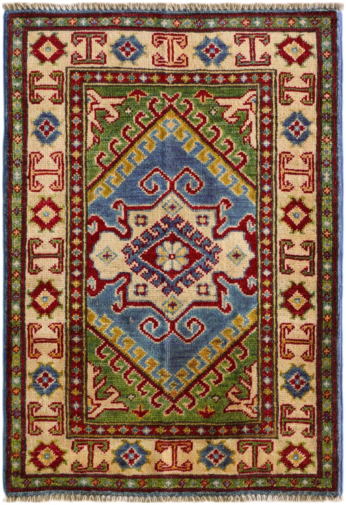 2' 2 x 3' 2 Hand Knotted Kazak Rug