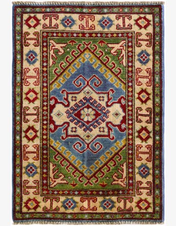 2' 2 x 3' 2 Hand Knotted Kazak Rug