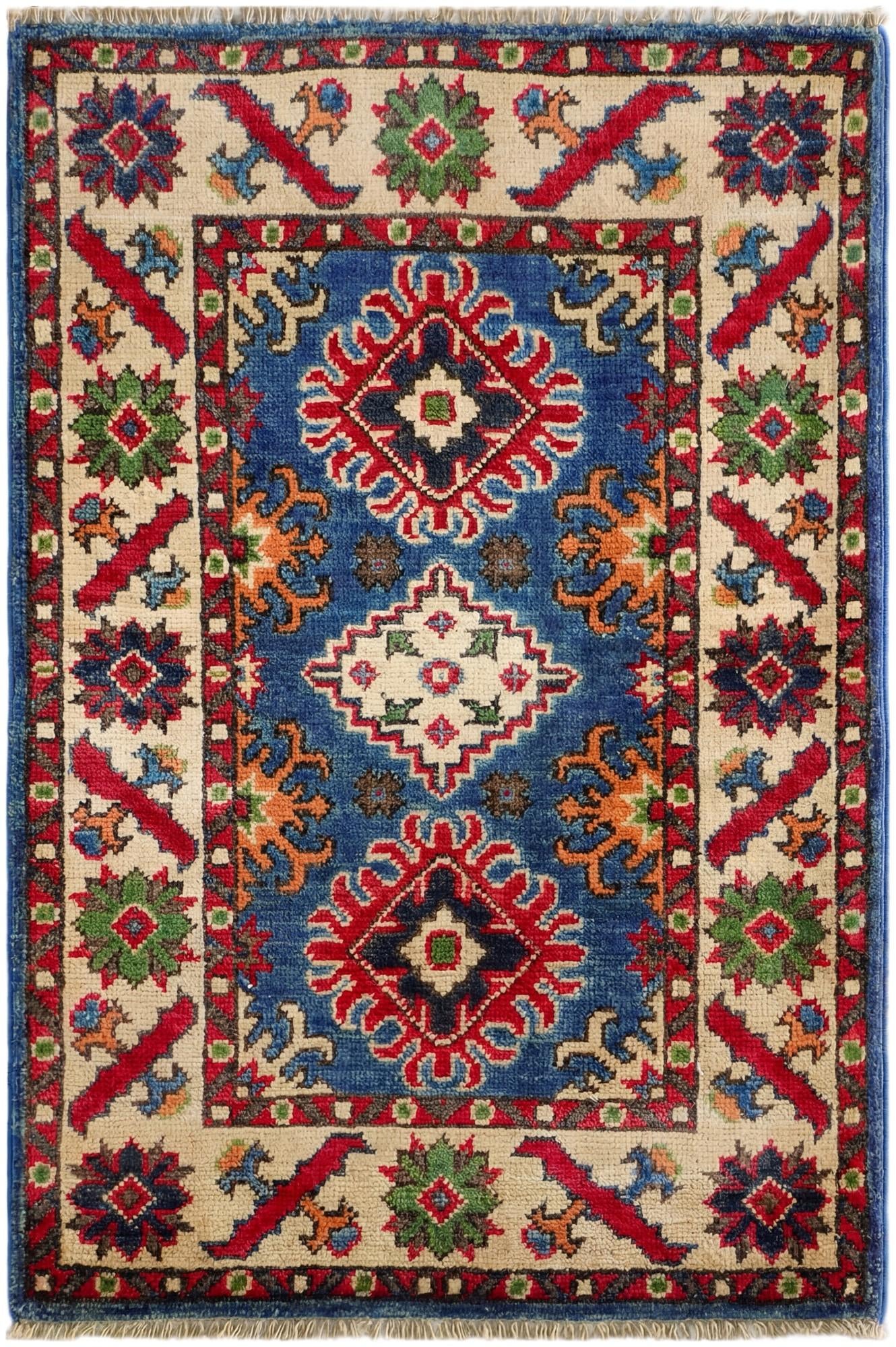 2' 2 x 3' 1 Hand Knotted Kazak Rug