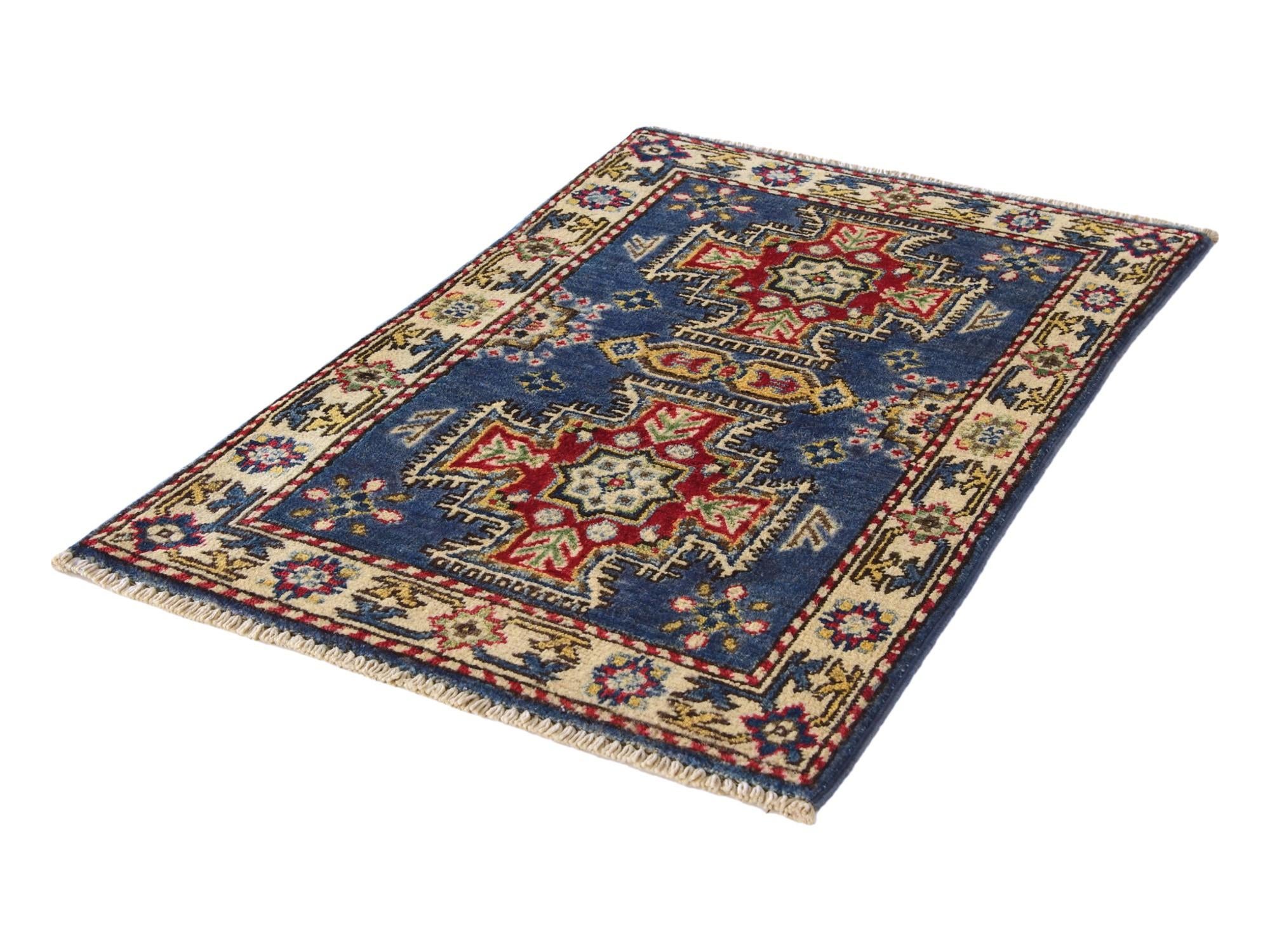 1' 10 x 2' 11 Hand Knotted Kazak Rug