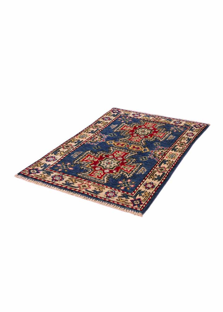 1' 10 x 2' 11 Hand Knotted Kazak Rug