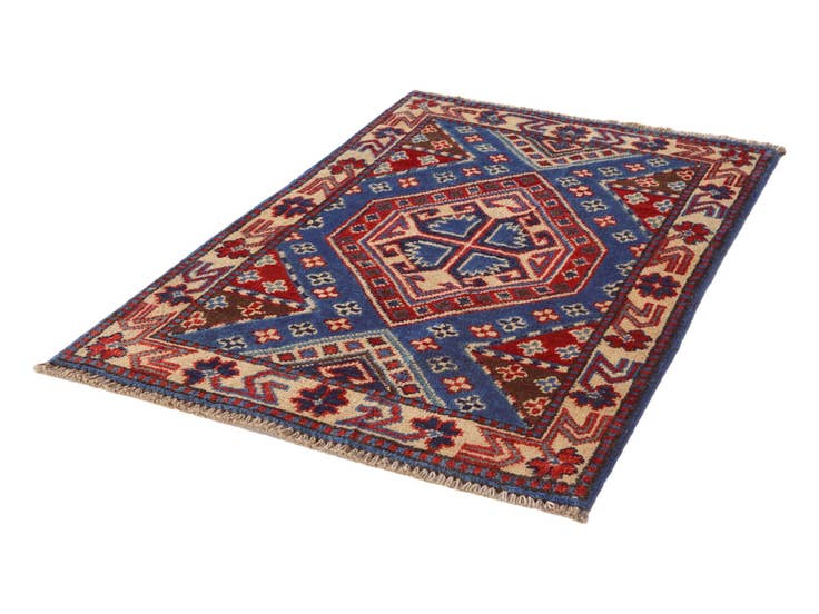 Detail image of 2' x 3' Hand Knotted Kazak Rug